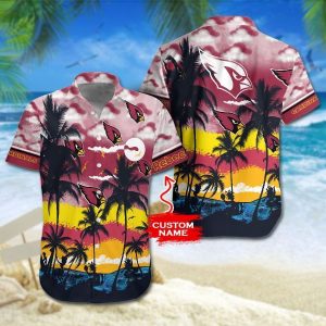 Arizona Cardinals NFL Gift For Fan Personalized Hawaiian Graphic Print