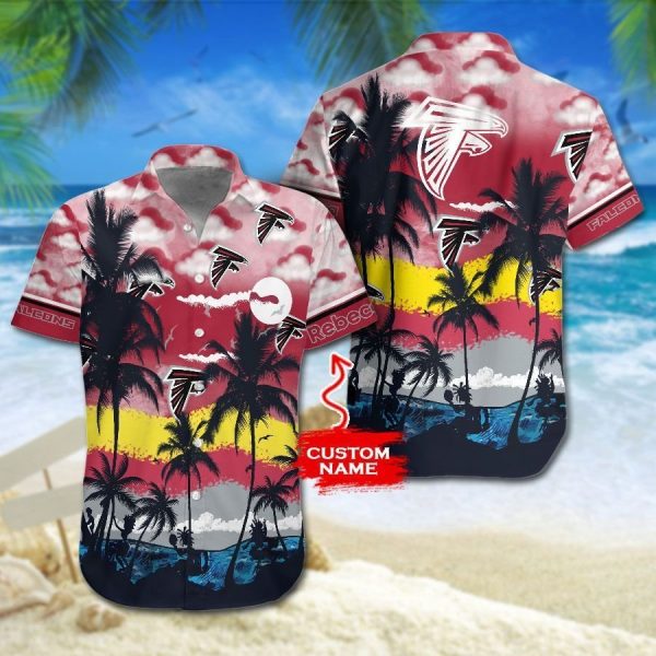 Atlanta Falcons NFL Gift For Fan Personalized Hawaiian Graphic Print