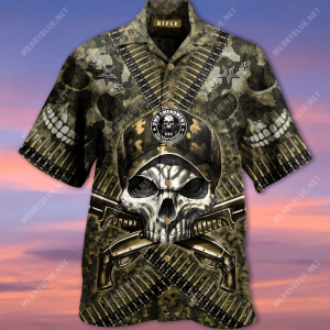 2nd Amendment Americas Original Homeland Security Skull Hawaiian Shirt-1