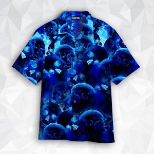 3d Skull Hawaiian Shirt For Men Women Adult