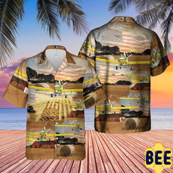 Agricultural Aircraft Trending Hawaiian Shirt-1