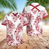 Alabama Hawaiian Shirt Tropical Flower Alabama Flag Hawaiian Shirt