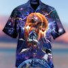 Alien Skull Hawaiian Shirt For Men Women