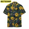 Art Black Cat 3d All Over Printed Trending Hawaiian Shirt-1