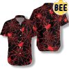 Art Creepy Spider Halloween Hawaiian Shirt-1