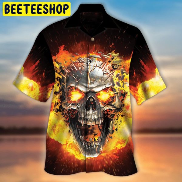 Art Skull Trending Hawaiian Shirt-1