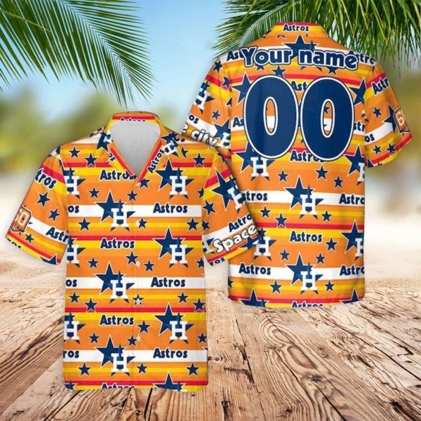 Astros Hawaiian Shirt Houston Astros Star Custom Hawaiian Shirt