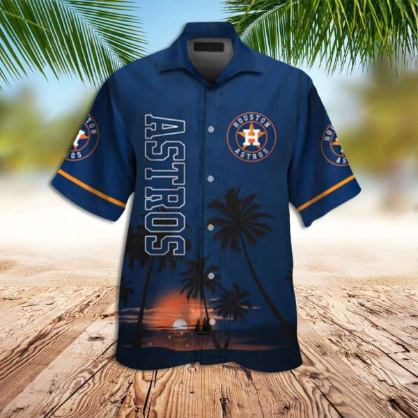 Astros Hawaiian Shirt Houston Astros Sunset Hawaiian Shirt