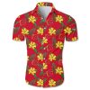 Calgary Flames Hawaiian Shirt Tropical Flower summer