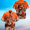 Cincinnati Bengals Parrots Hawaiian Shirt Short For Fans-1