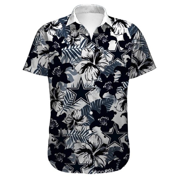 Dallas Cowboys Hawaiian Shirt flower summer 2022 gift for fans