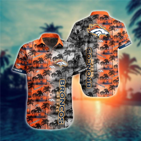 Denver Broncos Hawaiian Shirts flower gift for summer 2022