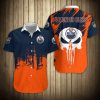 Edmonton Oilers Shirts 3D graffiti Skulls design gift for fans