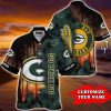 Green Bay Packers Hawaiian Shirt tropical island personalized