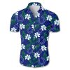 Indianapolis Colts Hawaiian Shirt Tropical Flower summer 2020