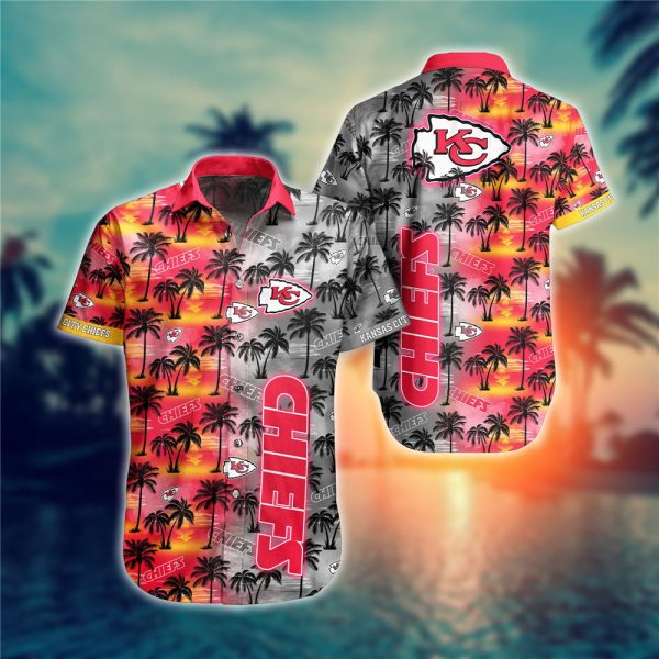 Kansas City Chiefs Hawaiian Shirts flower gift for summer 2022