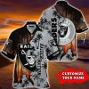 Las Vegas Raiders Hawaiian Shirts tropical island personalized