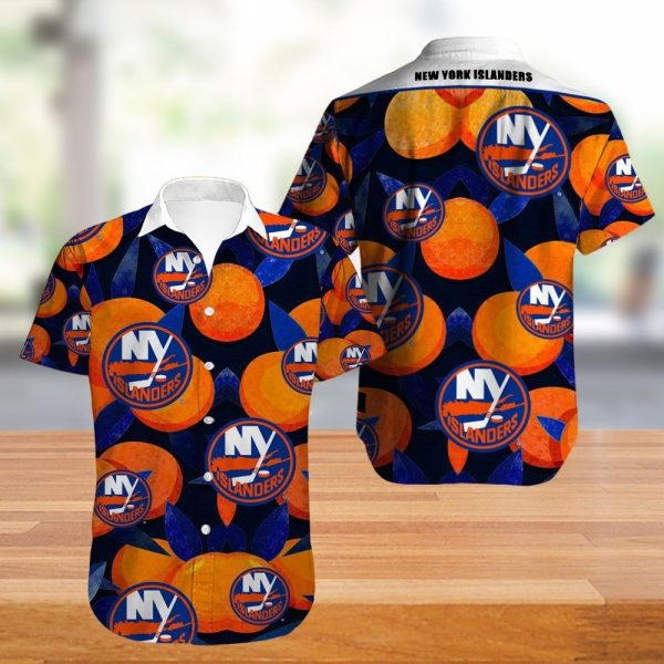 New York Islanders Hawaiian Shirt Tropical Flowers summer for fans