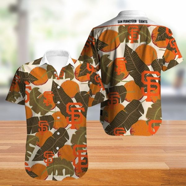 San Francisco Giants Hawaiian Shirt flower summer gift for fans